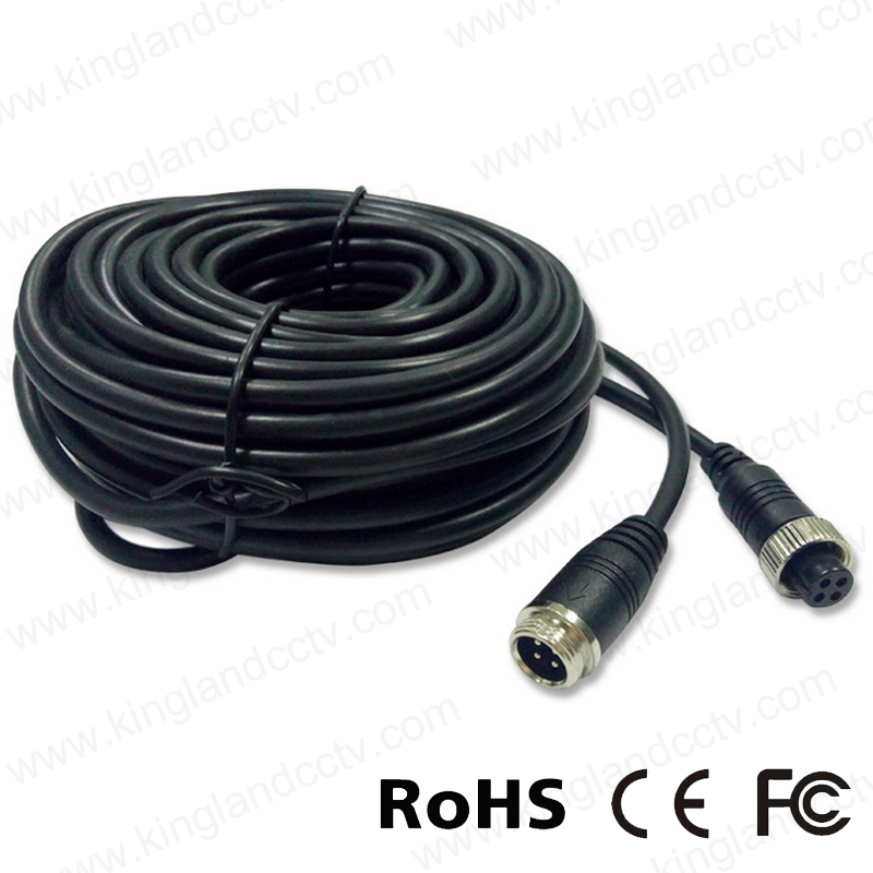 Male to Female 4-Pin Aviation Video Cable
