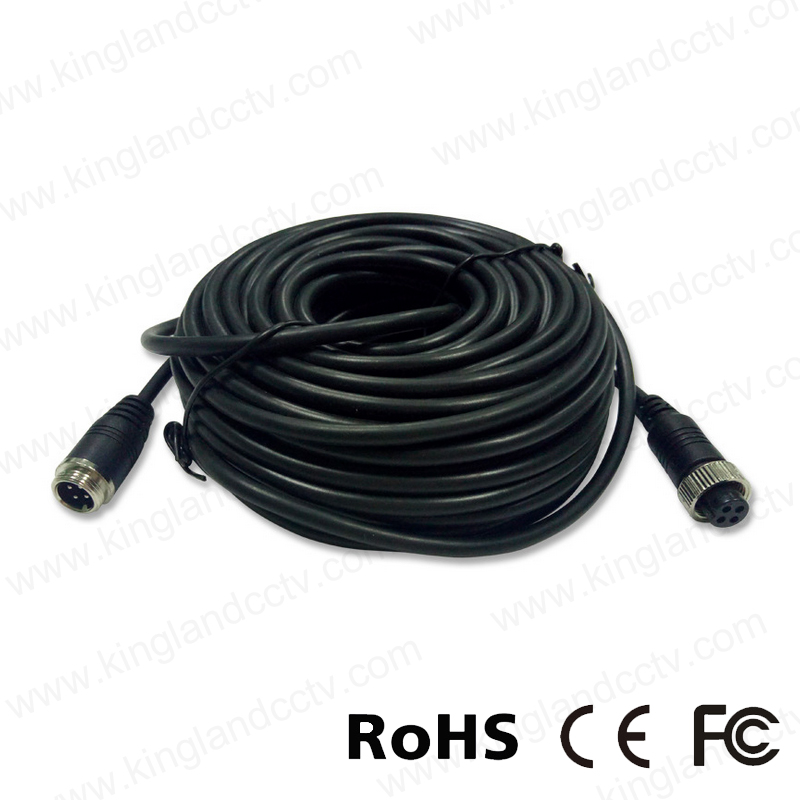 Male to Female 4-Pin Aviation Video Cable