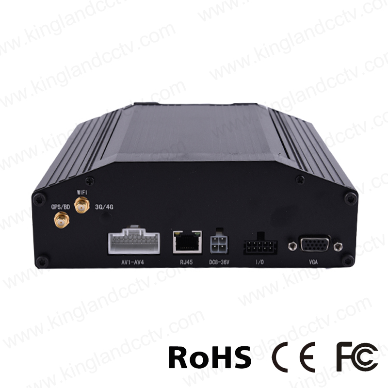 4CH 720P HDD SD Card 3G WIFI G-Sensor Vehicle MDVR